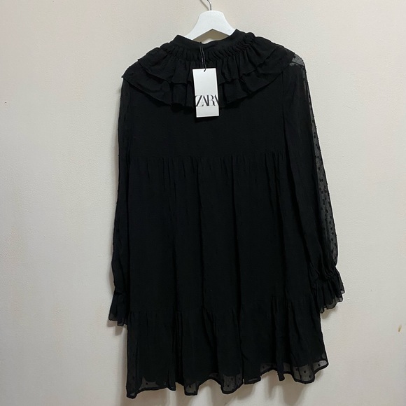 Zara black flowy dress - Picture 3 of 3